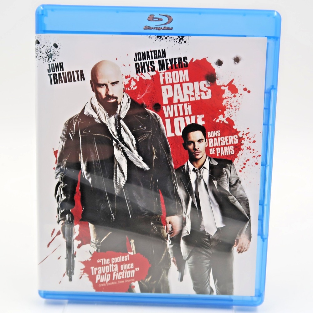 From Paris with Love Blu-ray 2010 John Travolta Jonathan Rhys Meyers Lionsgate